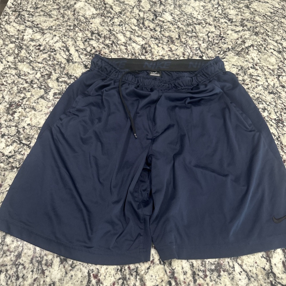 mens NIKE FLEX TRAINING SHORTS Dark Blue L